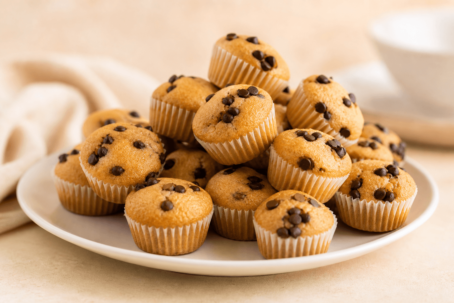 Chocolate Chip Mini Muffins